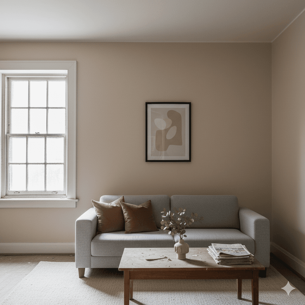 Living Room Interior Painting after